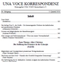 UNA VOCE Korrespondenz
